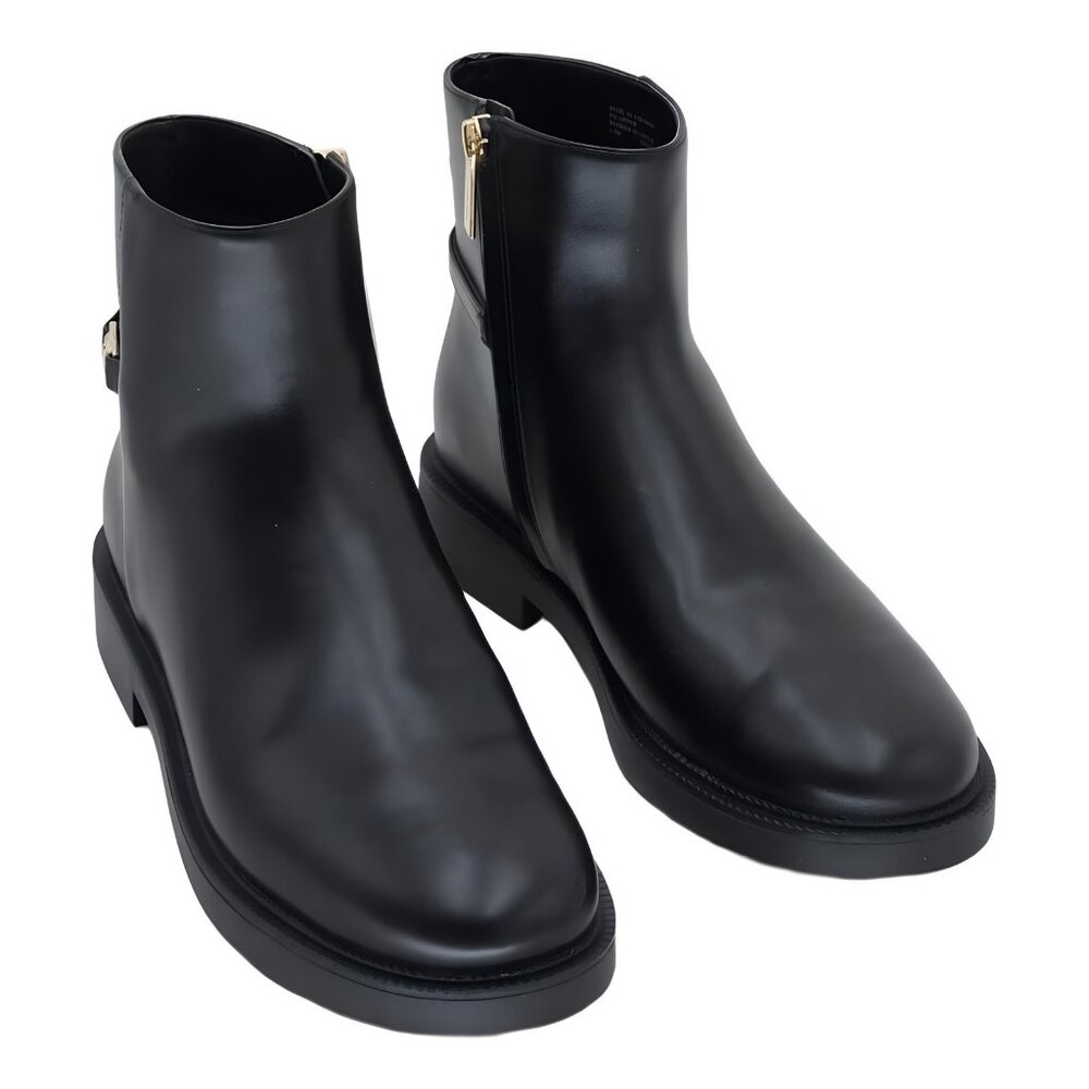 Michael Kors Mandy Block Heel Bootie Black US 6.5 M